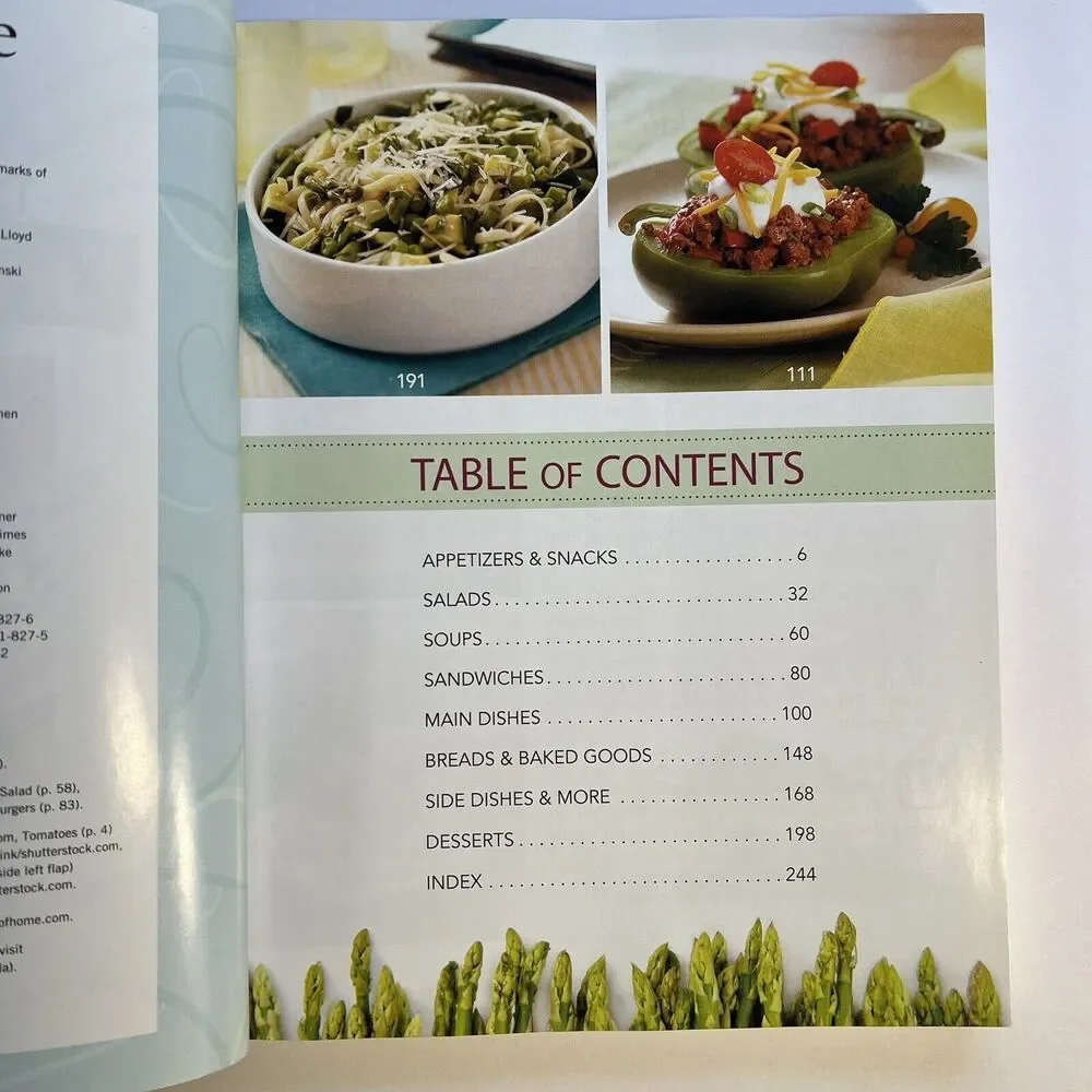 Taste of Home Fresh and Easy 390 Garden Fresh Recipes Cookbook Paperback
